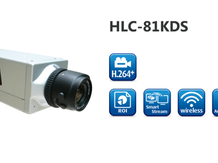Camera giao thông 1080P H.264+ Box IP Camera HLC-81KDS - Made in Taiwan