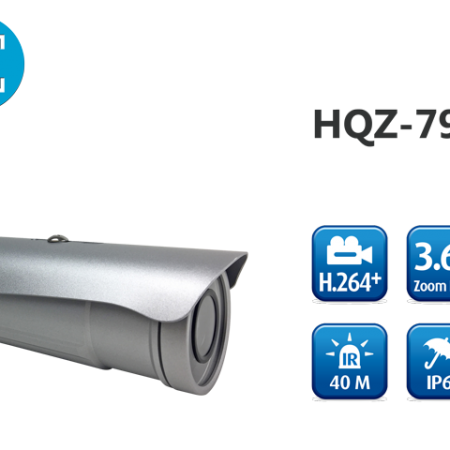 Camera nhận diện khuôn mặt 1080P H.264+ Motorized Bullet HQZ-79KDB (3.6X)