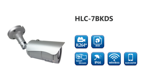 1080P H.264+ Varifocal Bullet HLC-7BKDS Live camera RTMP stream to Youtube, lưu google drive và dropbox - Taiwan