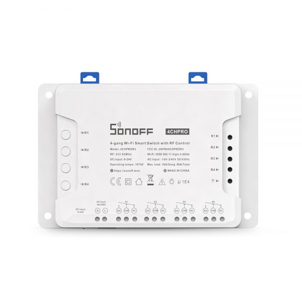 Sonoff 4CH Pro R3 - Công tắc WiFi RF 4 cổng