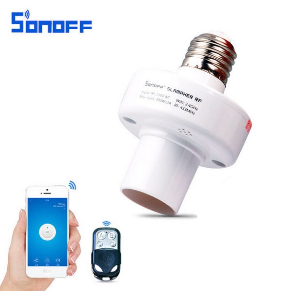 Sonoff Slampher RF – Chuôi đèn thông minh điều khiển qua sóng WiFi
