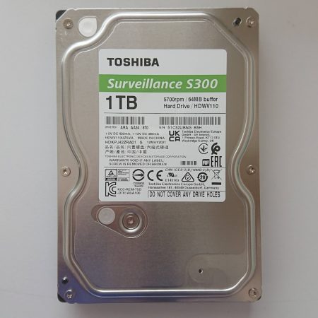 Ổ cứng HDD Toshiba 1TB Surveilance S300 (HDWU110UZSVA) Chính Hãng chuyên cho camera và lưu trữ bảo hành 3 năm